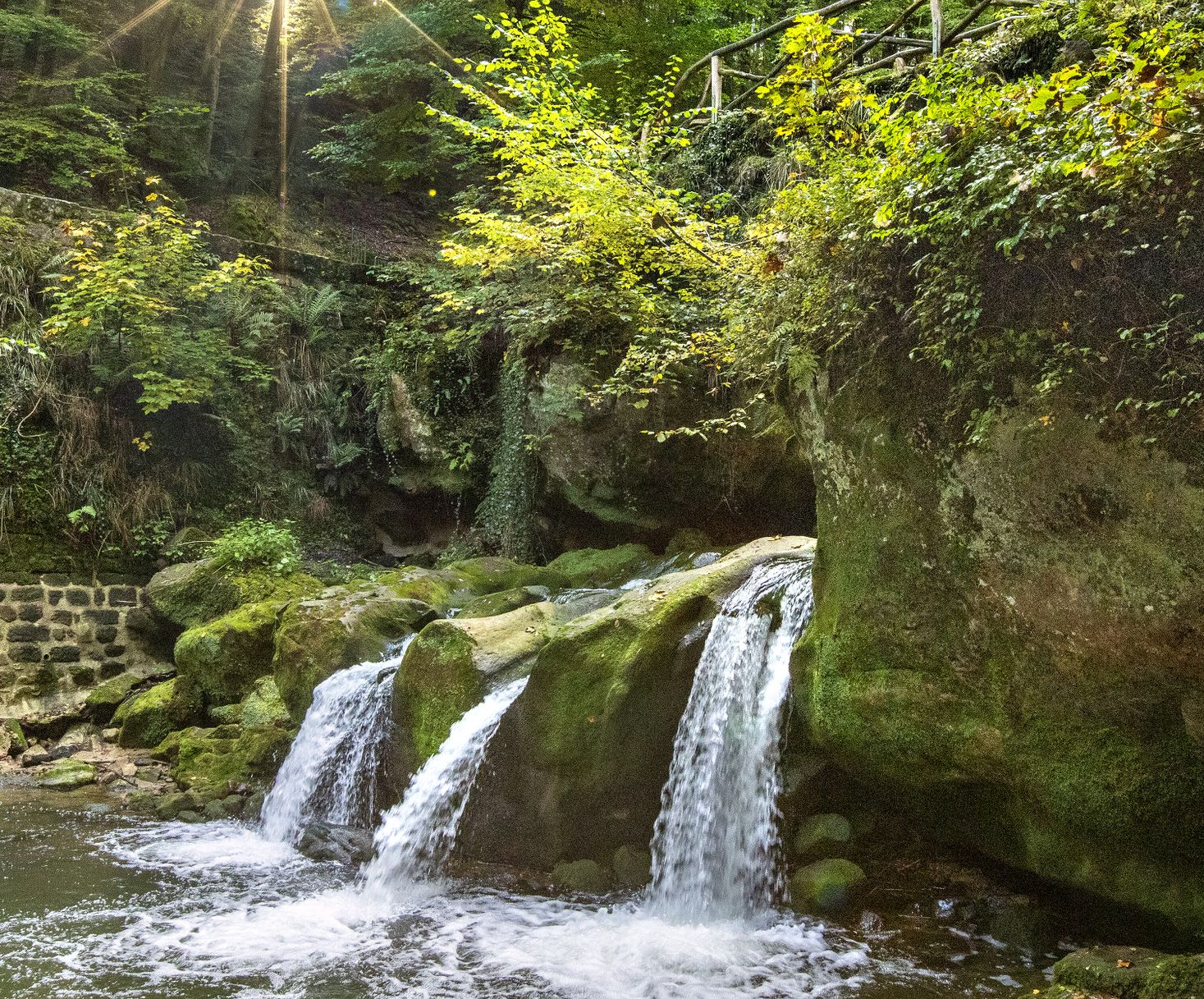 De Schiessentümpel in de Mullerthal Regio