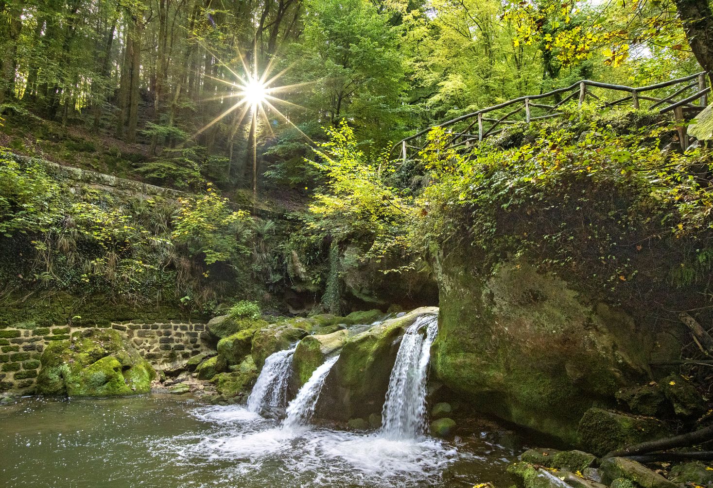 Der Schiessentümpel in der Region Mullerthal