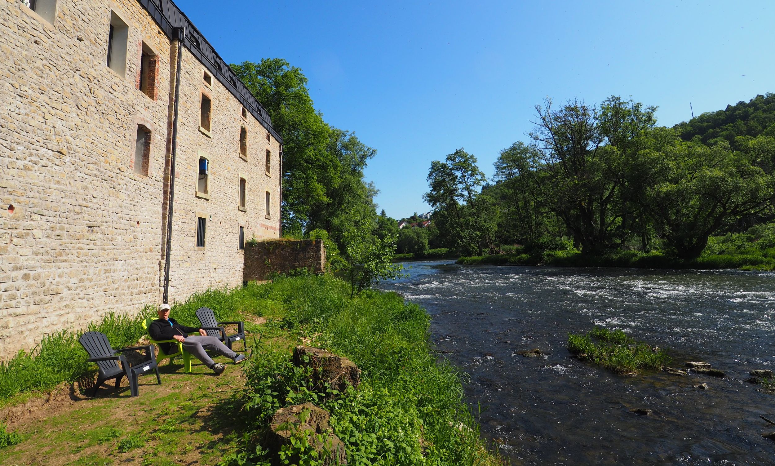 Holiday apartments Veloberge 'op der Millen' in Moersdorf next to the Sûre river