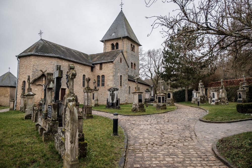 Vorderansicht der Girstenklaus Kapelle