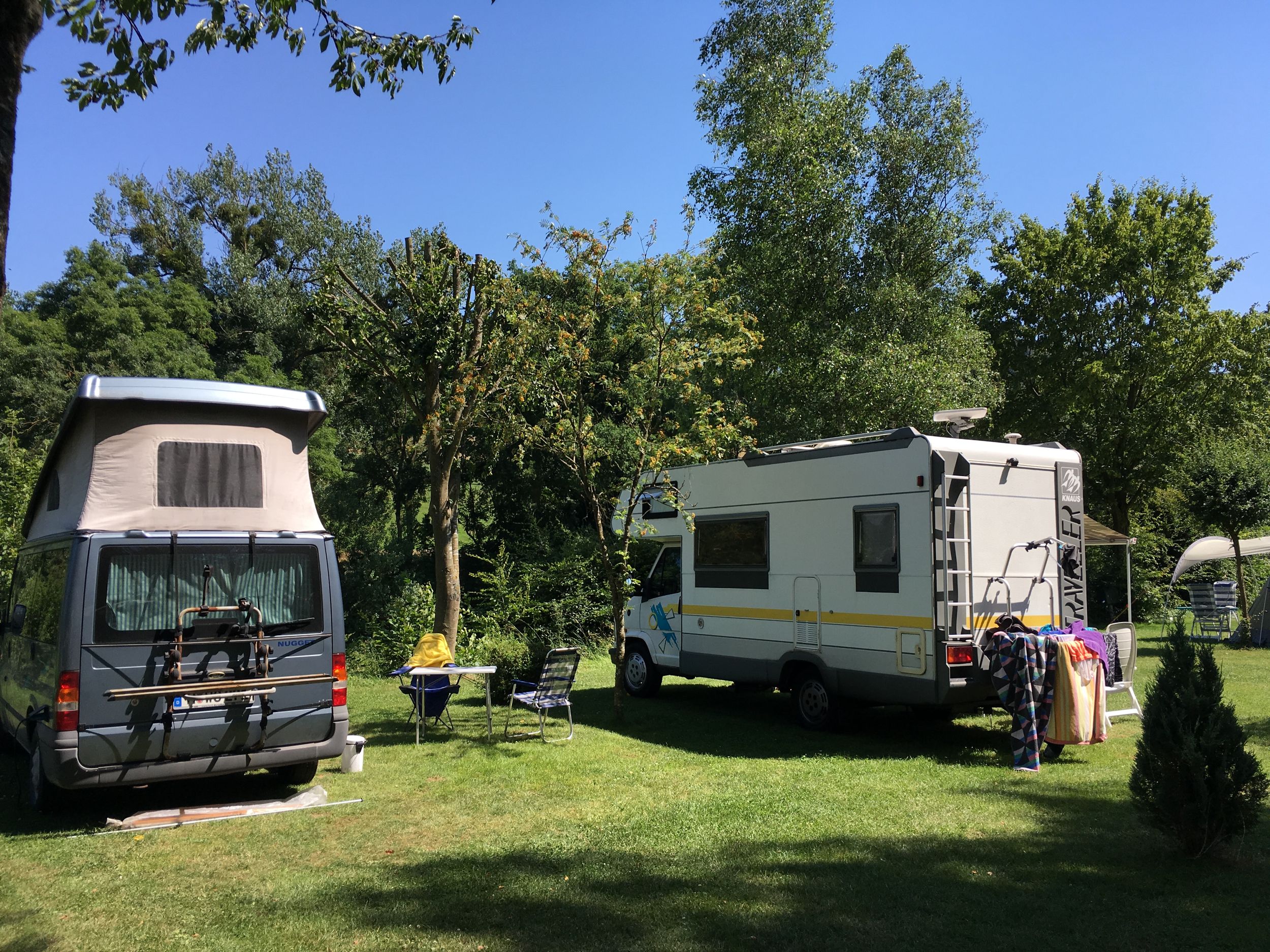 Stellplätze vom Camping Neumühle