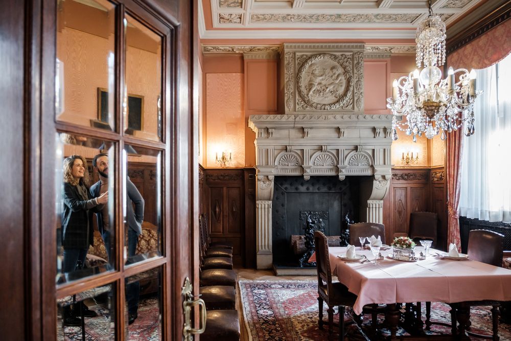 Interior of the Renaissance Castle Beaufort