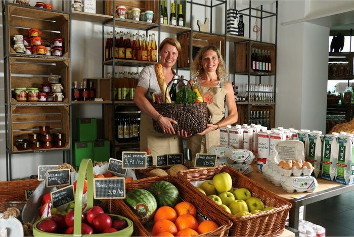 Local products are offered in the shop at Berdorfer Eck